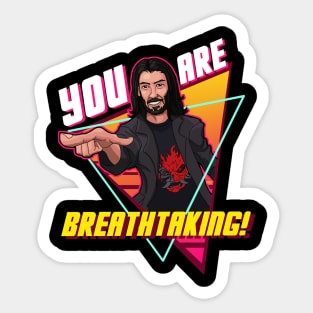 Keanu Reeves - You are Breathtaking! Sticker